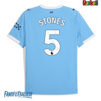 Manchester City John Stones #5 Tricou Fotbal Replică 2025-26 Barbati Acasa